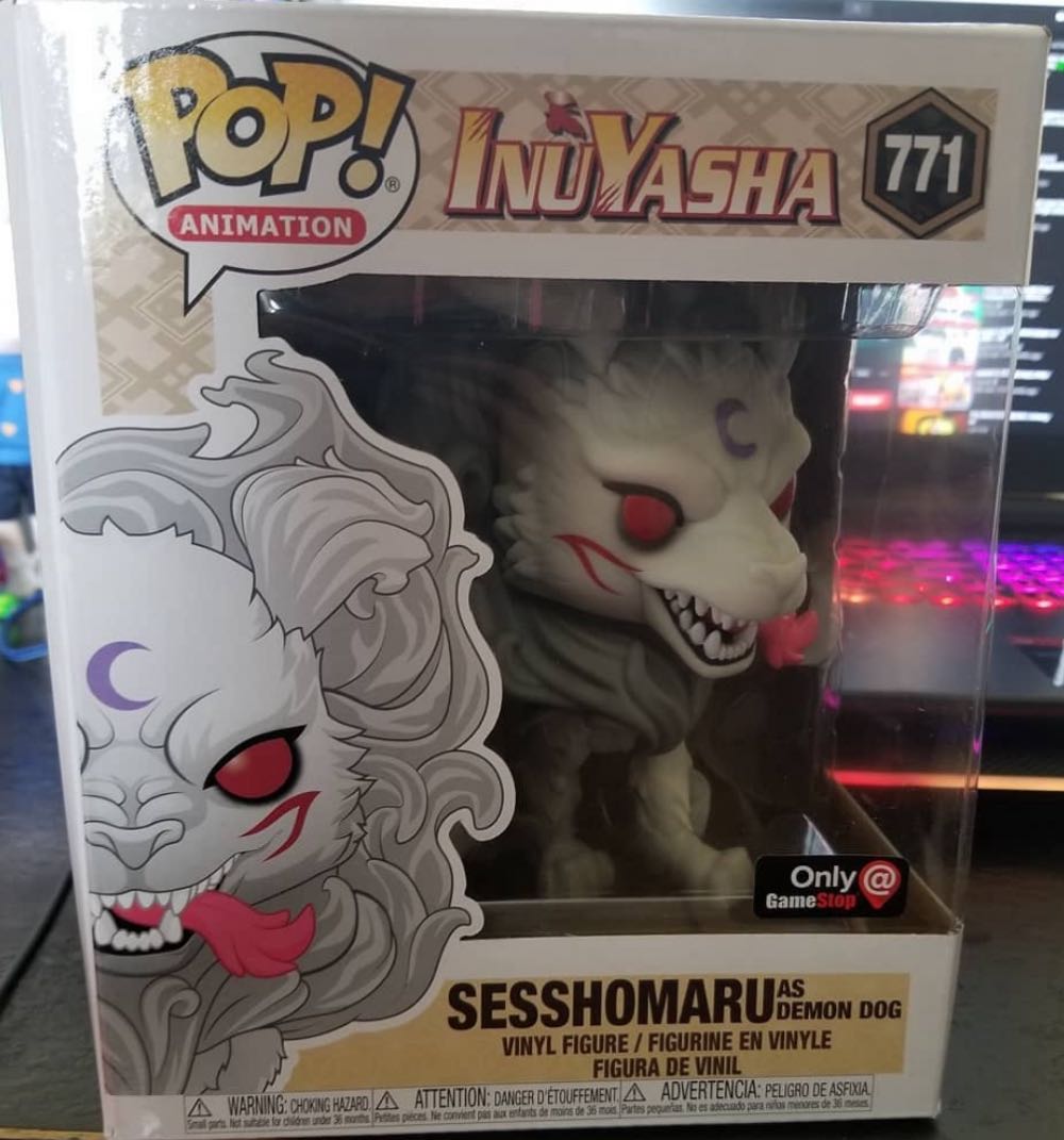 Funko Pop! Animation: Inuyasha Sesshomaru As Demon Dog 6-inch Exclusive Vinyl Figure  vinyl figure collectible [Barcode 889698475969] - Main Image 4