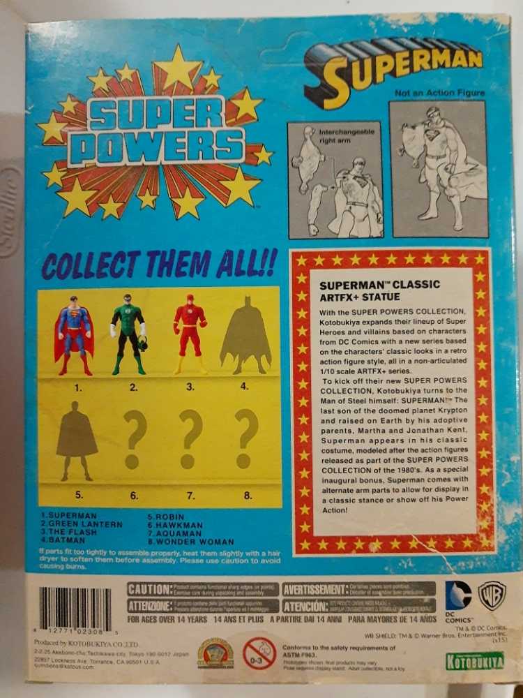 DC Comics Super powers - Superman - DC Universe vinyl figure collectible [Barcode 812771023085] - Main Image 2