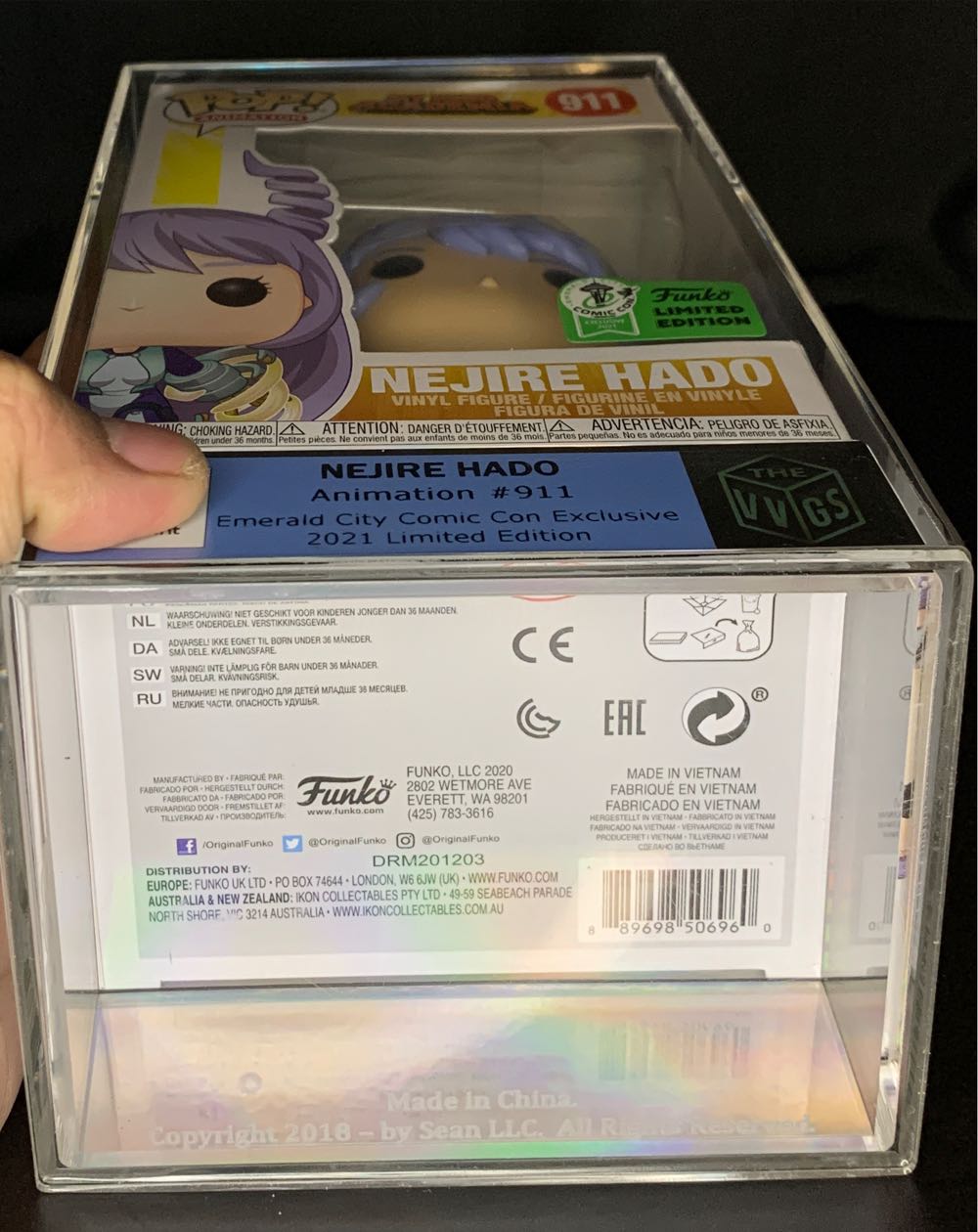 Nejire Hado - My Hero Academia vinyl figure collectible [Barcode 889698506960] - Main Image 3