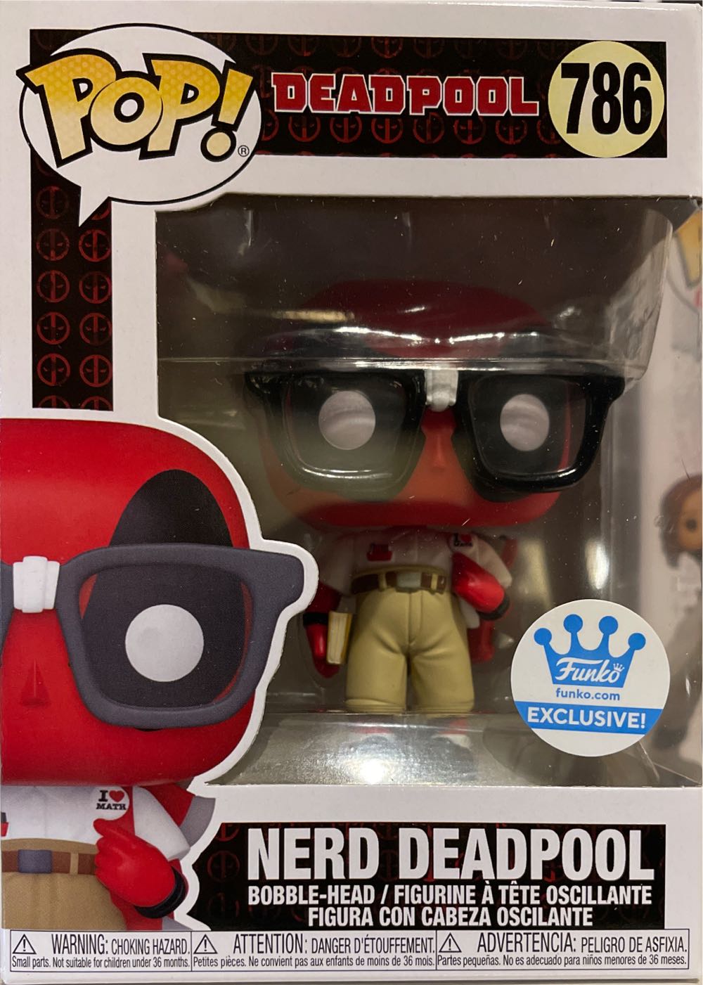 Nerd Deadpool - Deadpool vinyl figure collectible [Barcode 889698545396] - Main Image 2