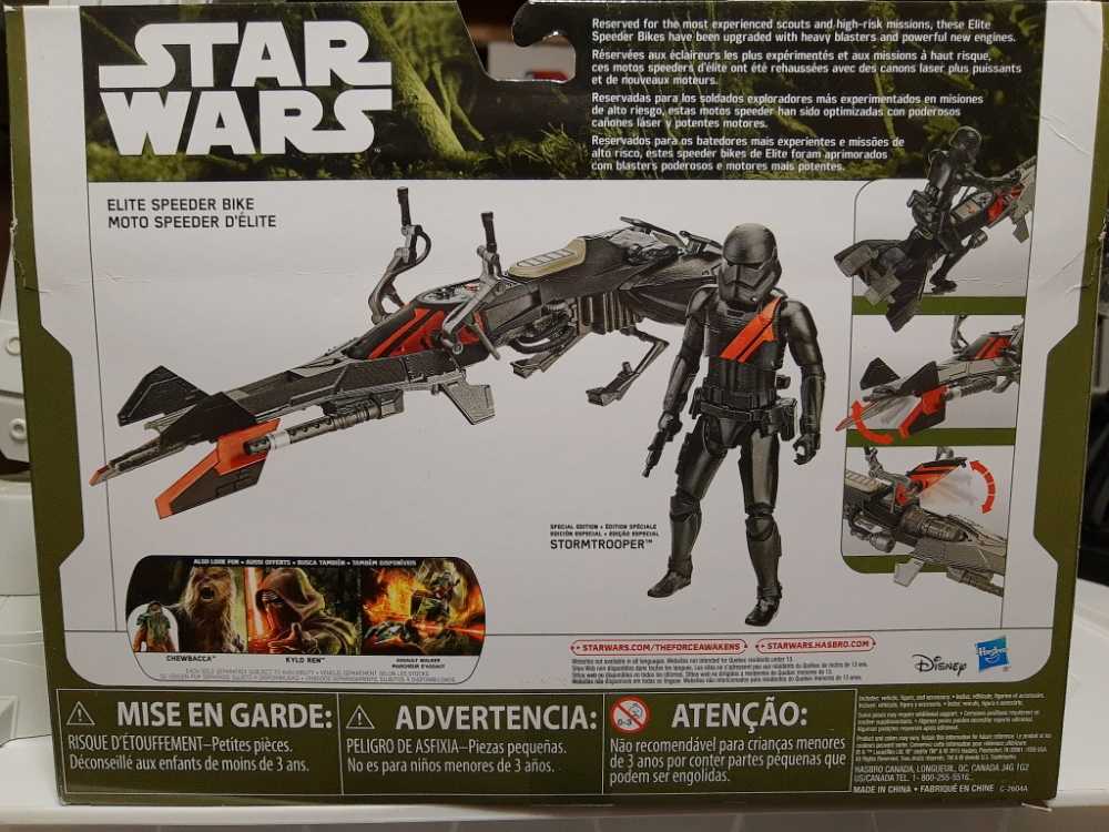 Star Wars The Force Awakens Vehicle Elite Speeder Bike Star Wars TFA - Star Wars vinyl figure collectible [Barcode 630509340606] - Main Image 2