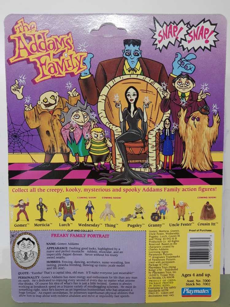 Addams Family - Gomez  vinyl figure collectible [Barcode 043377070023] - Main Image 2