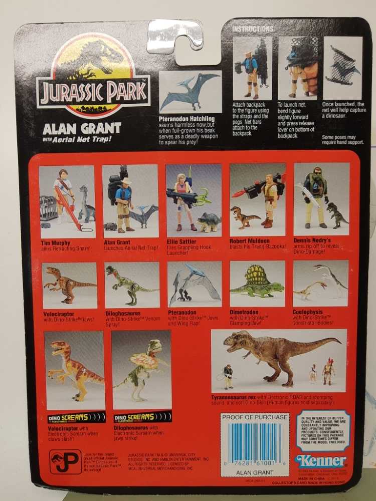 Jurassic Park - Alan Grant - Jurassic Park vinyl figure collectible [Barcode 076281610016] - Main Image 2