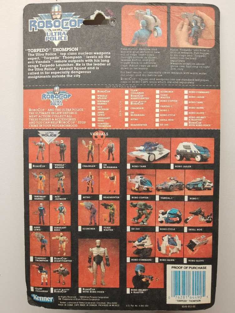 Robocop And The Ultra Police - Torpedo Thompson - RoboCop vinyl figure collectible [Barcode 076281644905] - Main Image 2