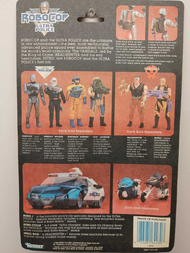 Robocop And The Ultra Police - Nitro - RoboCop vinyl figure collectible [Barcode 076281642307] - Main Image 2