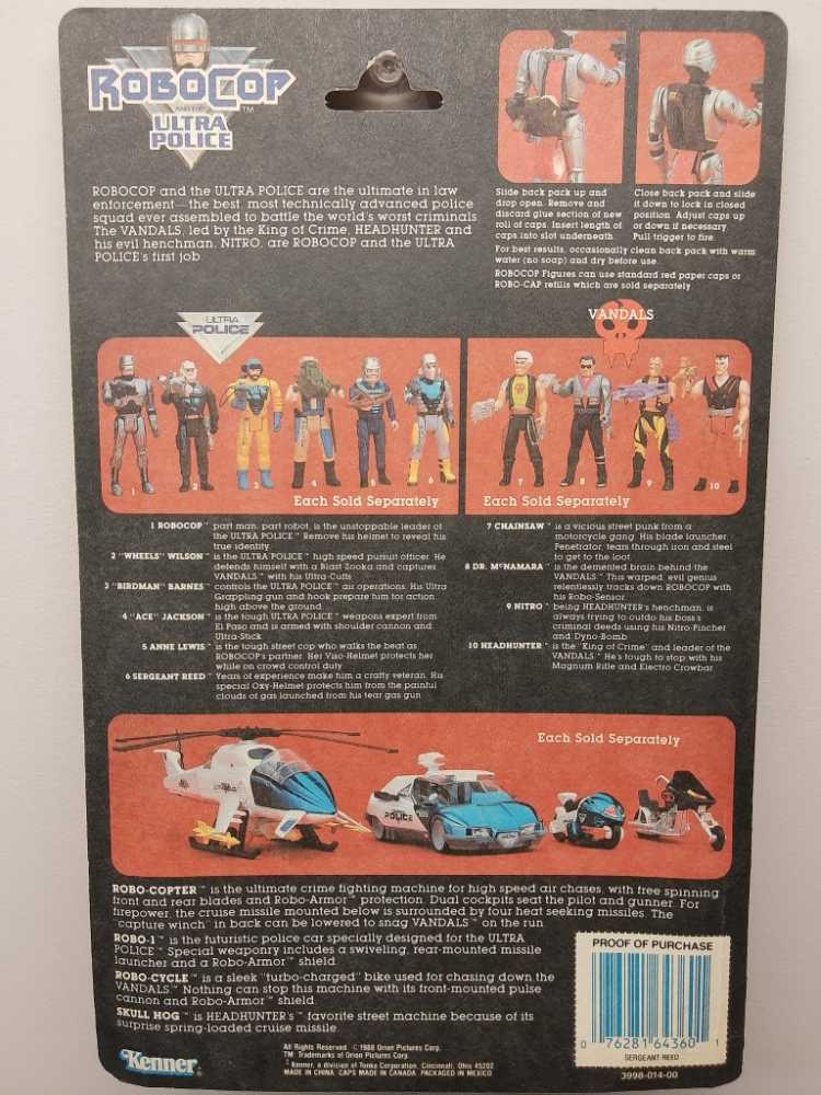 Robocop And The Ultra Police - Sergeant Reed - RoboCop vinyl figure collectible [Barcode 076281643601] - Main Image 2