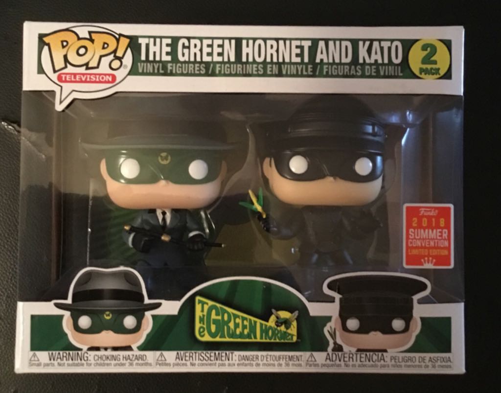 Green Hornet & Kato (Weapons) (2 Pack), The  vinyl figure collectible [Barcode 889698314909] - Main Image 2