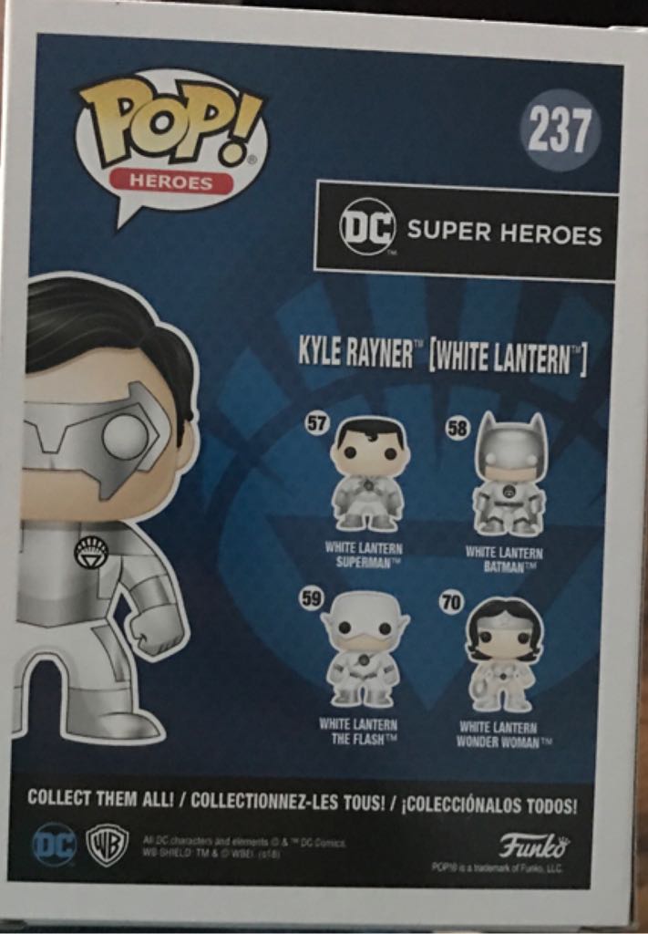 Kyle Rayner [White Lantern] - Green Lantern vinyl figure collectible [Barcode 889698323888] - Main Image 2