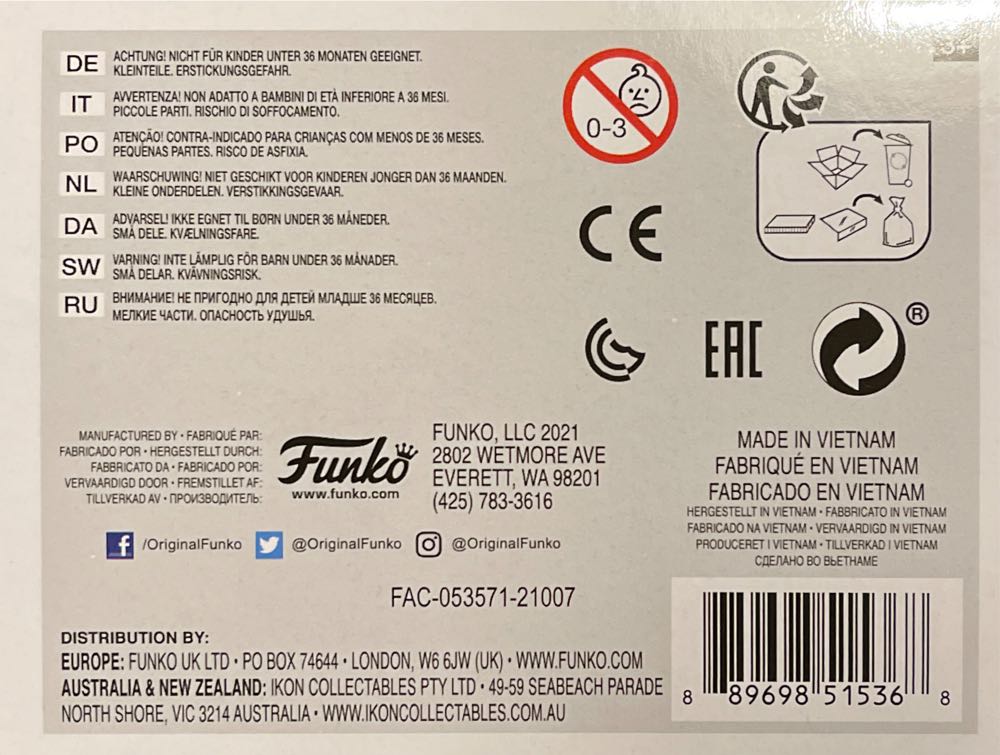 Geppetto (Pinocchio) Disney 1028 Funko Pop - Pinocchio vinyl figure collectible [Barcode 889698515368] - Main Image 2