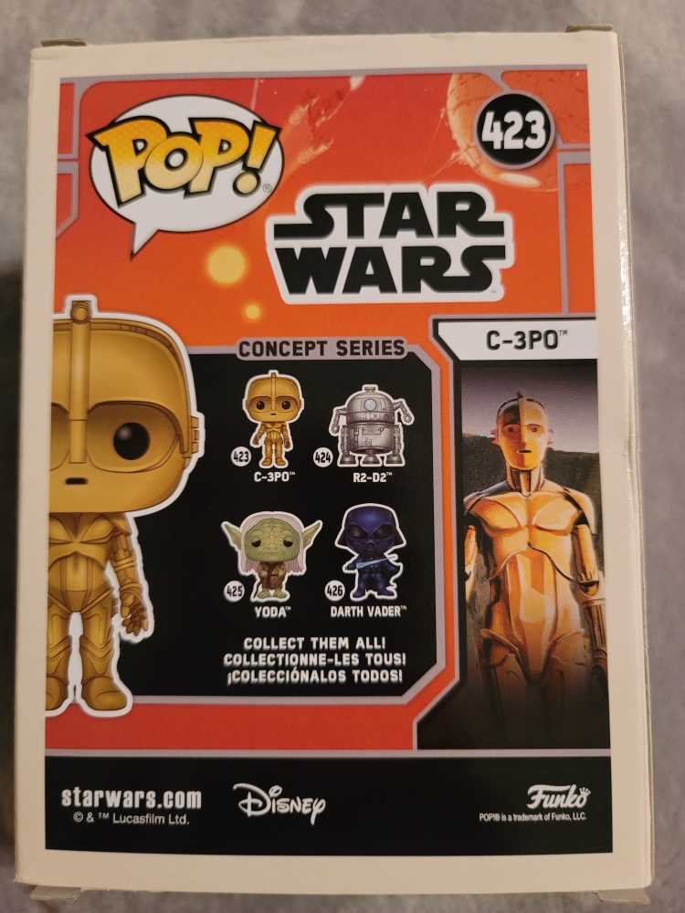 Concept Series C-3PO - Star Wars vinyl figure collectible [Barcode 889698501101] - Main Image 3