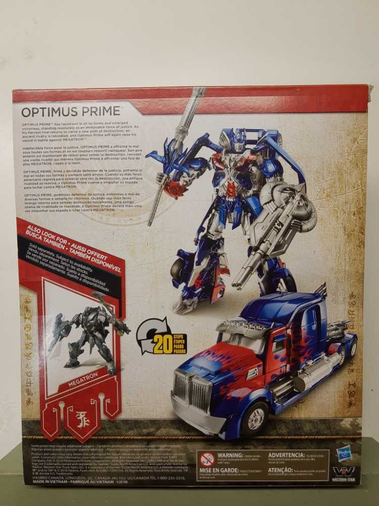 Transformers The Last Knight - Optimus Prime - Transformers vinyl figure collectible [Barcode 630509516322] - Main Image 2