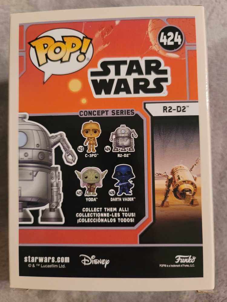 Star Wars -424- Concept Series R2-D2 - Star Wars vinyl figure collectible [Barcode 889698501118] - Main Image 3