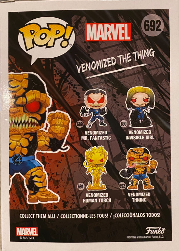 Venomized The Thing ( Metallic) - Venom vinyl figure collectible [Barcode 889698510783] - Main Image 2