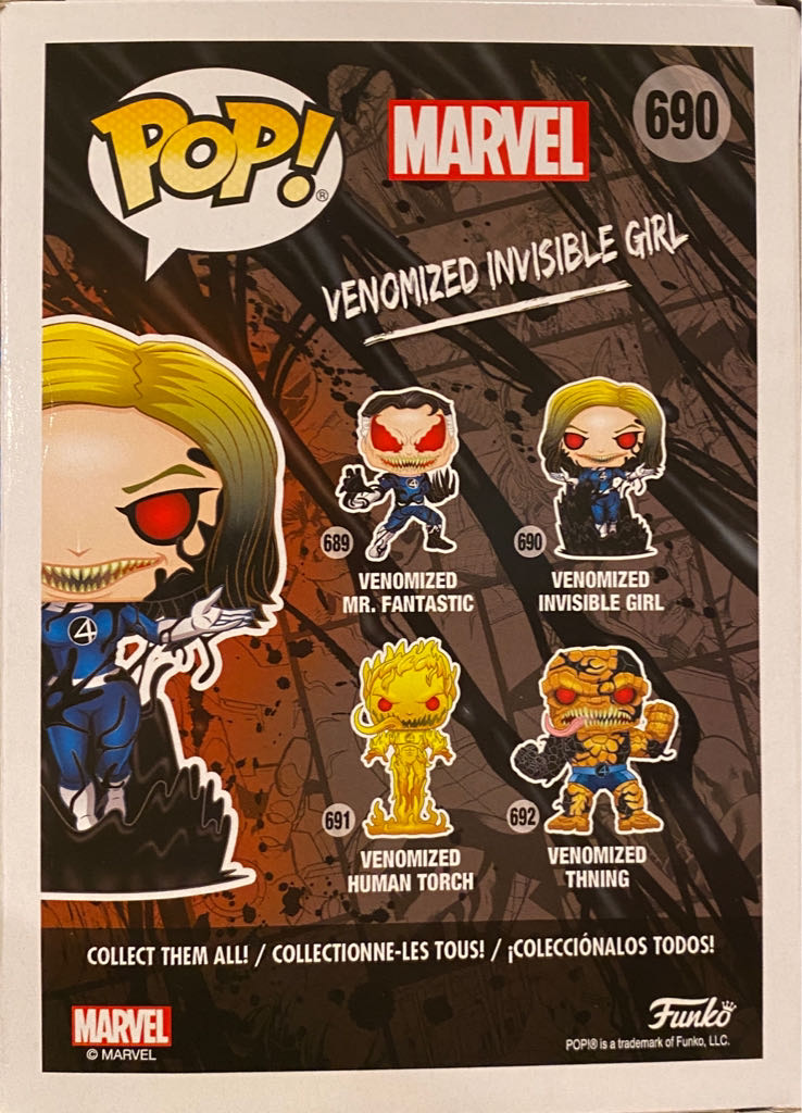 Venomized Invisible Girl - Venom vinyl figure collectible [Barcode 889698510684] - Main Image 2