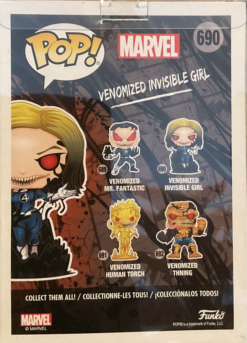 Venomized Invisible Girl - Venom vinyl figure collectible [Barcode 889698510684] - Main Image 3