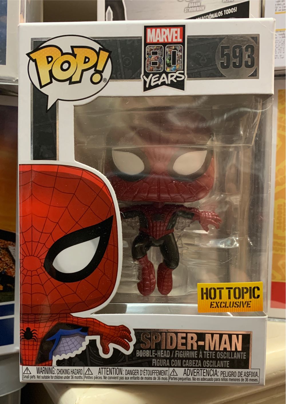 MARVEL/Spider-Man- 80 Years - Marvel Universe vinyl figure collectible [Barcode 889698476041] - Main Image 2