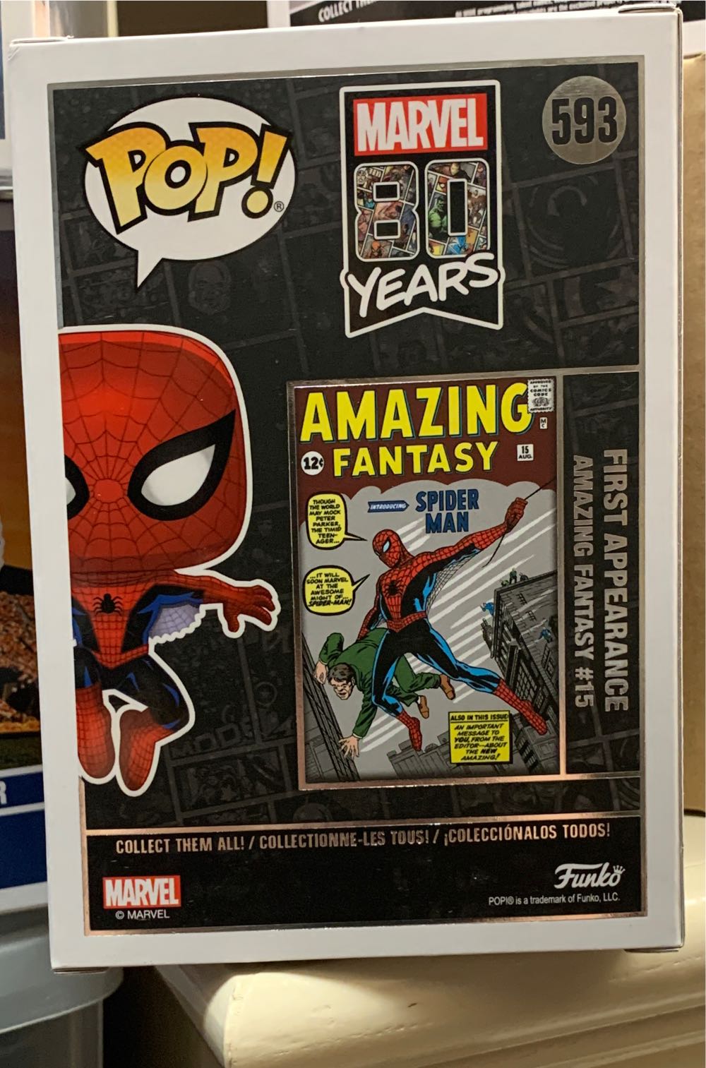 MARVEL/Spider-Man- 80 Years - Marvel Universe vinyl figure collectible [Barcode 889698476041] - Main Image 3