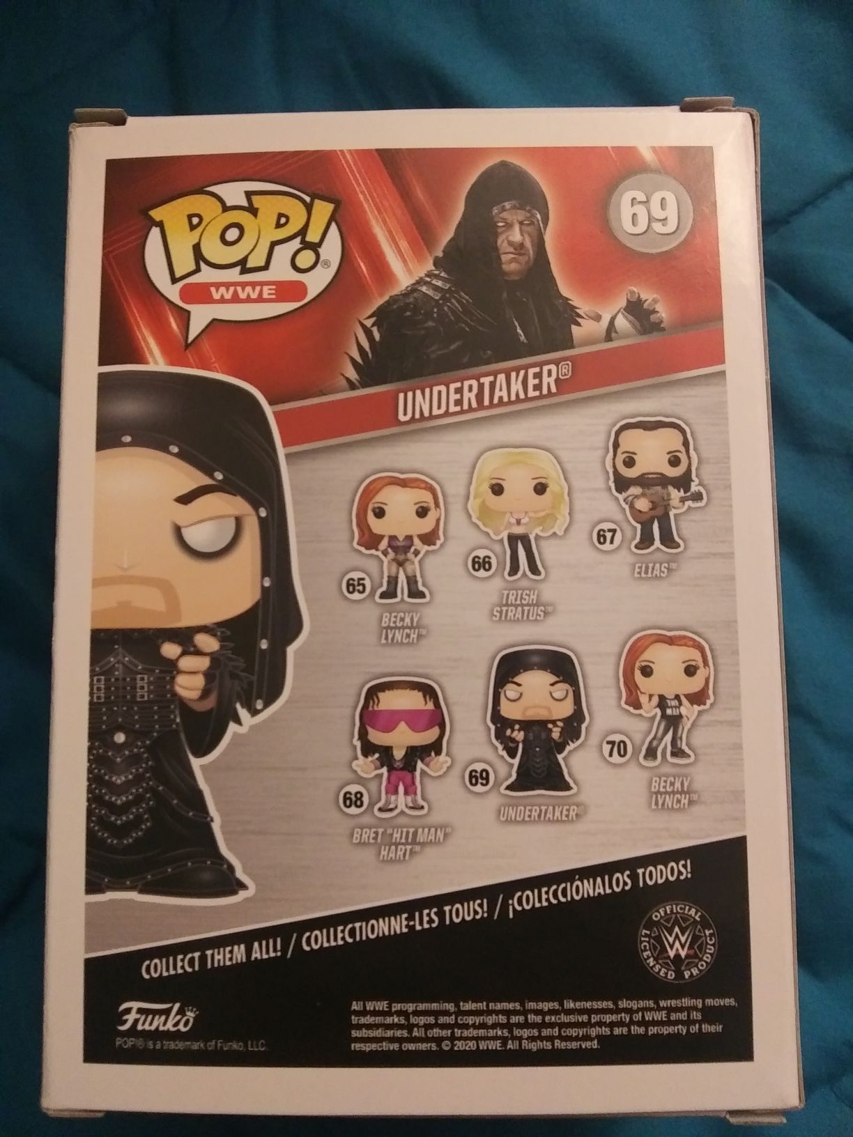 WWE: Undertaker (GITD) - WWE vinyl figure collectible [Barcode 889698514019] - Main Image 2