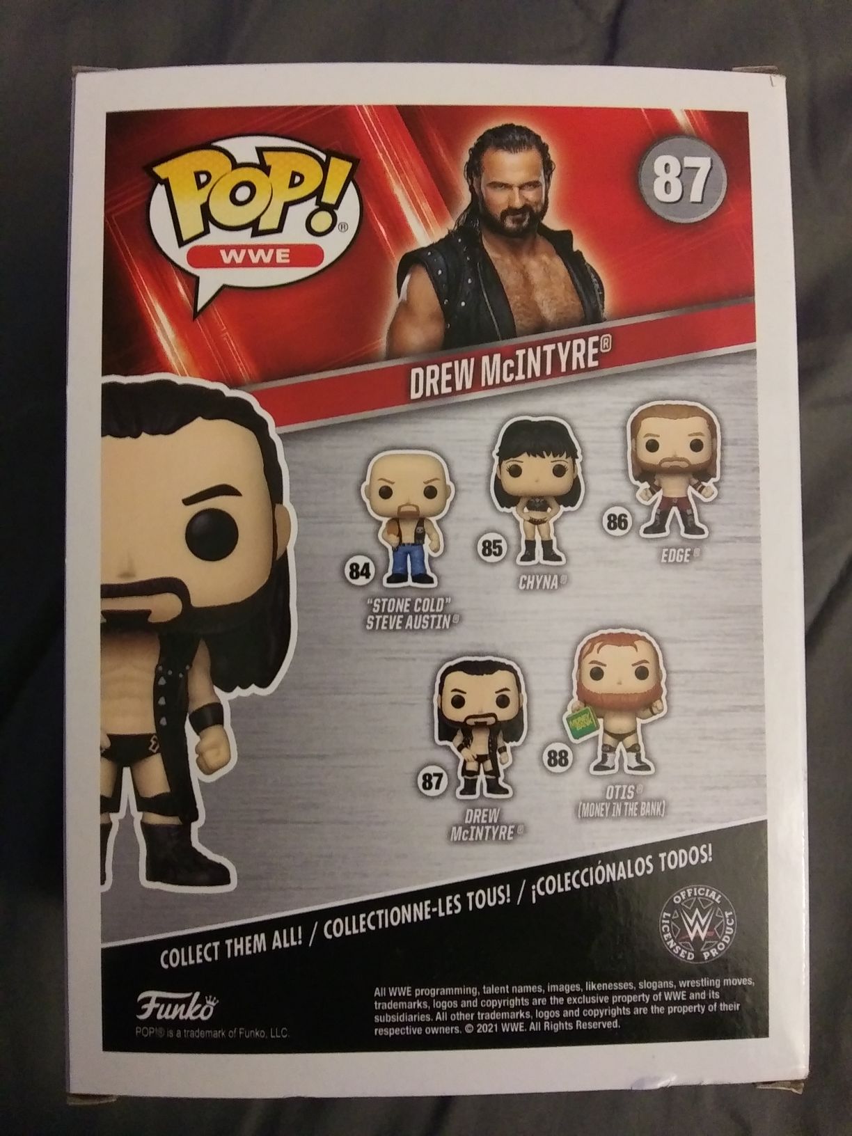 Drew McIntyre  - WWE vinyl figure collectible [Barcode 889698546621] - Main Image 2