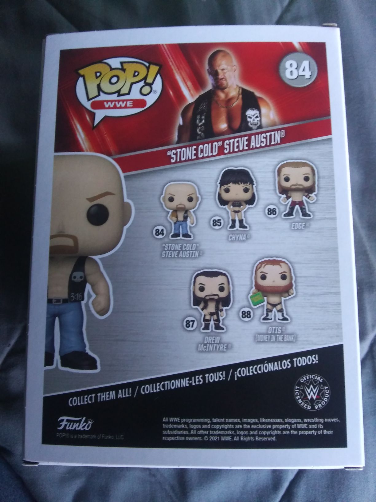 Stone Cold - WWE vinyl figure collectible [Barcode 889698492638] - Main Image 2