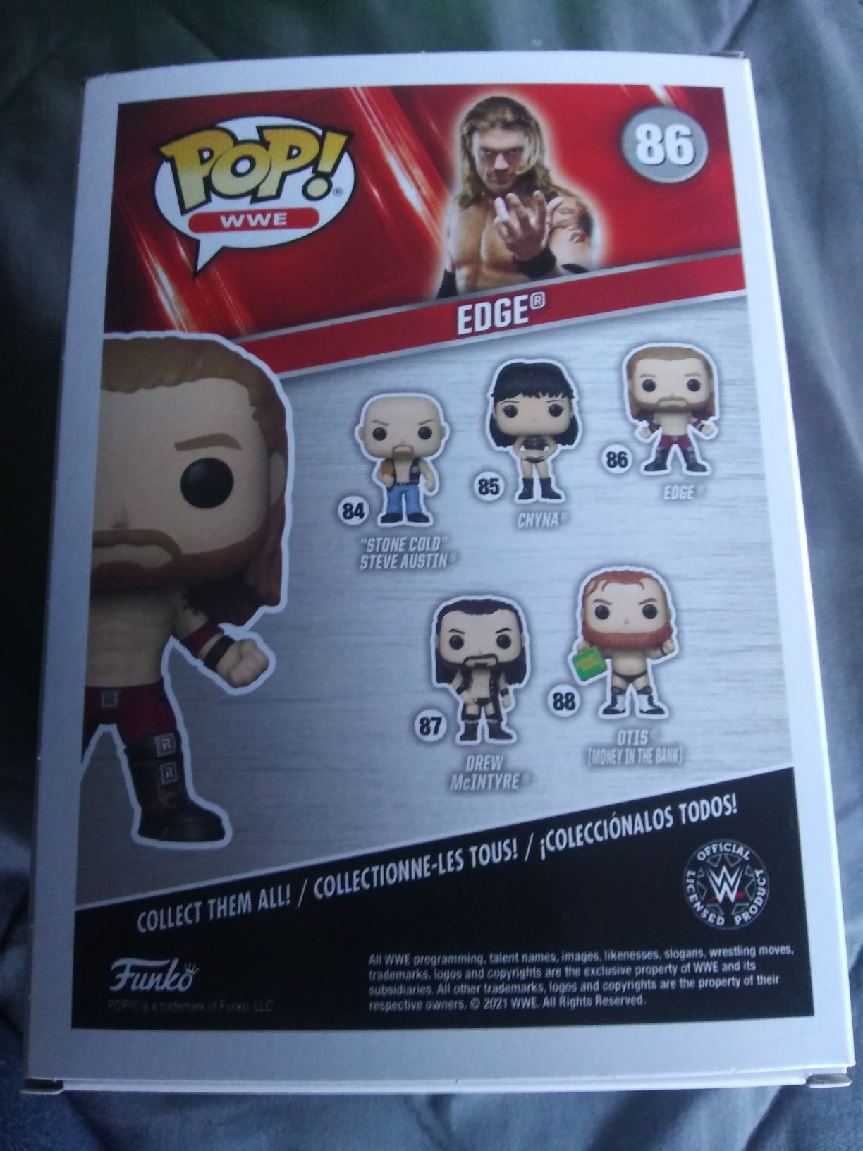 Edge - WWE vinyl figure collectible [Barcode 889698546638] - Main Image 2