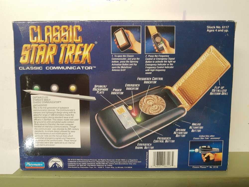 Star Trek Classic TV Electronic Communicator - Star Trek vinyl figure collectible [Barcode 043377061175] - Main Image 2