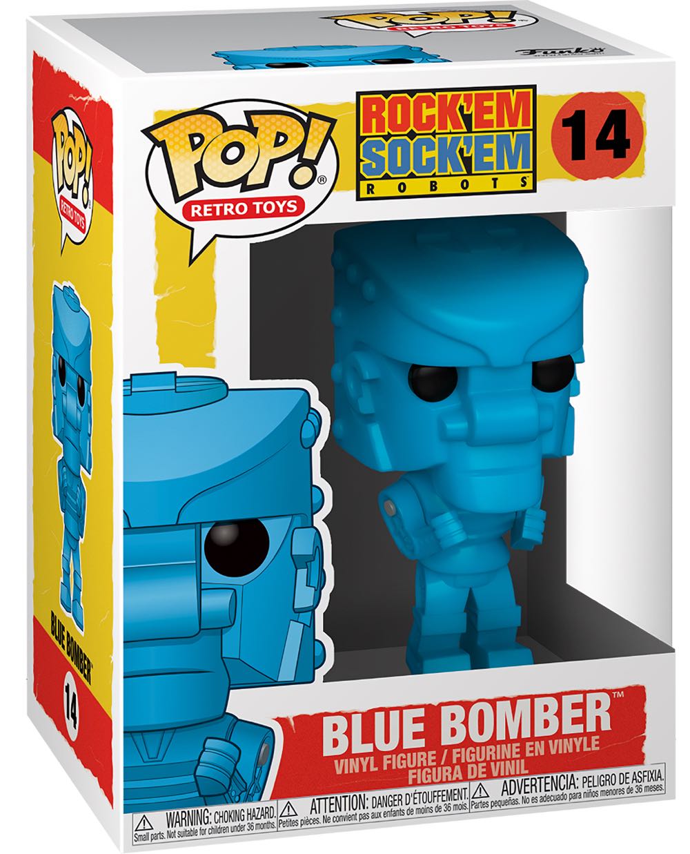Rock ‘Em Sock ‘Em Robots: BLUE BOMBER - Toy Story vinyl figure collectible [Barcode 889698513203] - Main Image 3