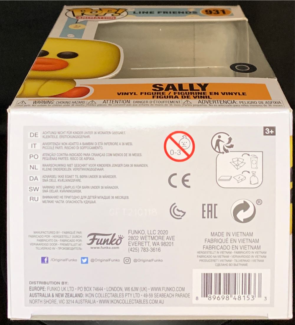 Sally (Line Friends)  vinyl figure collectible [Barcode 889698481533] - Main Image 4