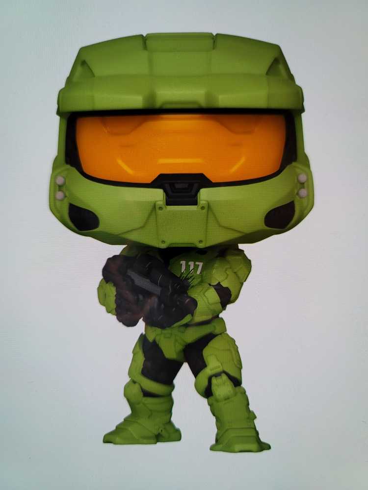 Master Chief with MA40 Assault Rifle Special Edition with Enamel Pin Set - Halo vinyl figure collectible [Barcode 889698542470] - Main Image 2