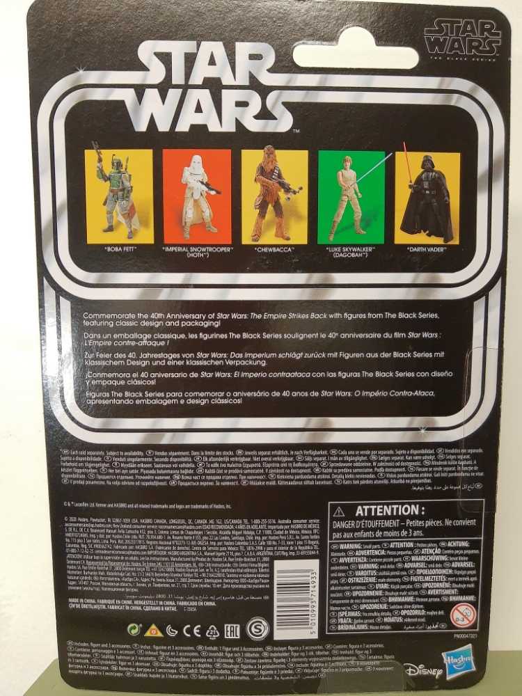 Star Wars The Black Series 40th anniversary Empire Strikes Back - Boba Fett - Star Wars vinyl figure collectible [Barcode 5010993714933] - Main Image 2