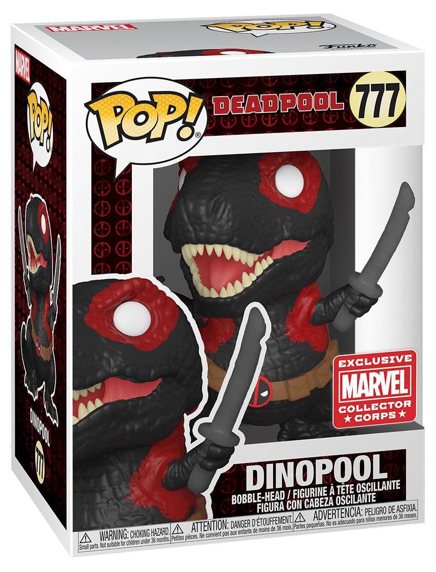 Dinopool  - Deadpool vinyl figure collectible [Barcode 889698552622] - Main Image 2
