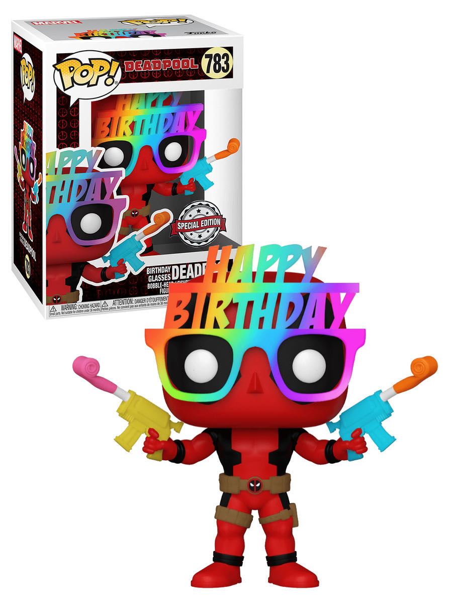 Deadpool Birthday Glasses - Deadpool vinyl figure collectible [Barcode 889698546874] - Main Image 3