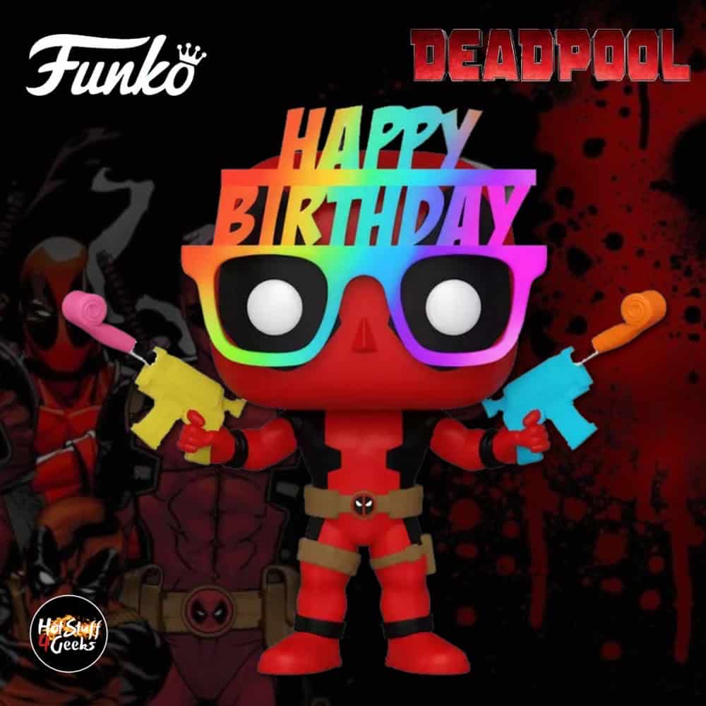 Deadpool Birthday Glasses - Deadpool vinyl figure collectible [Barcode 889698546874] - Main Image 4