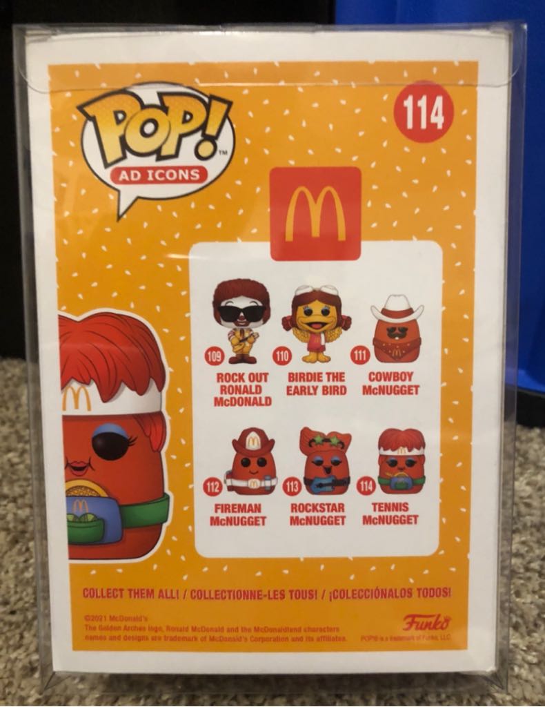 Tennis McNugget - McDonald vinyl figure collectible [Barcode 889698537124] - Main Image 2