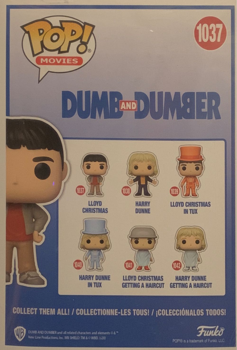 Lloyd Christmas - 1037 (dumb And Dumber) Scemo E Più Scemo Funko Pop Movies - Dumb and Dumber vinyl figure collectible [Barcode 889698519601] - Main Image 2