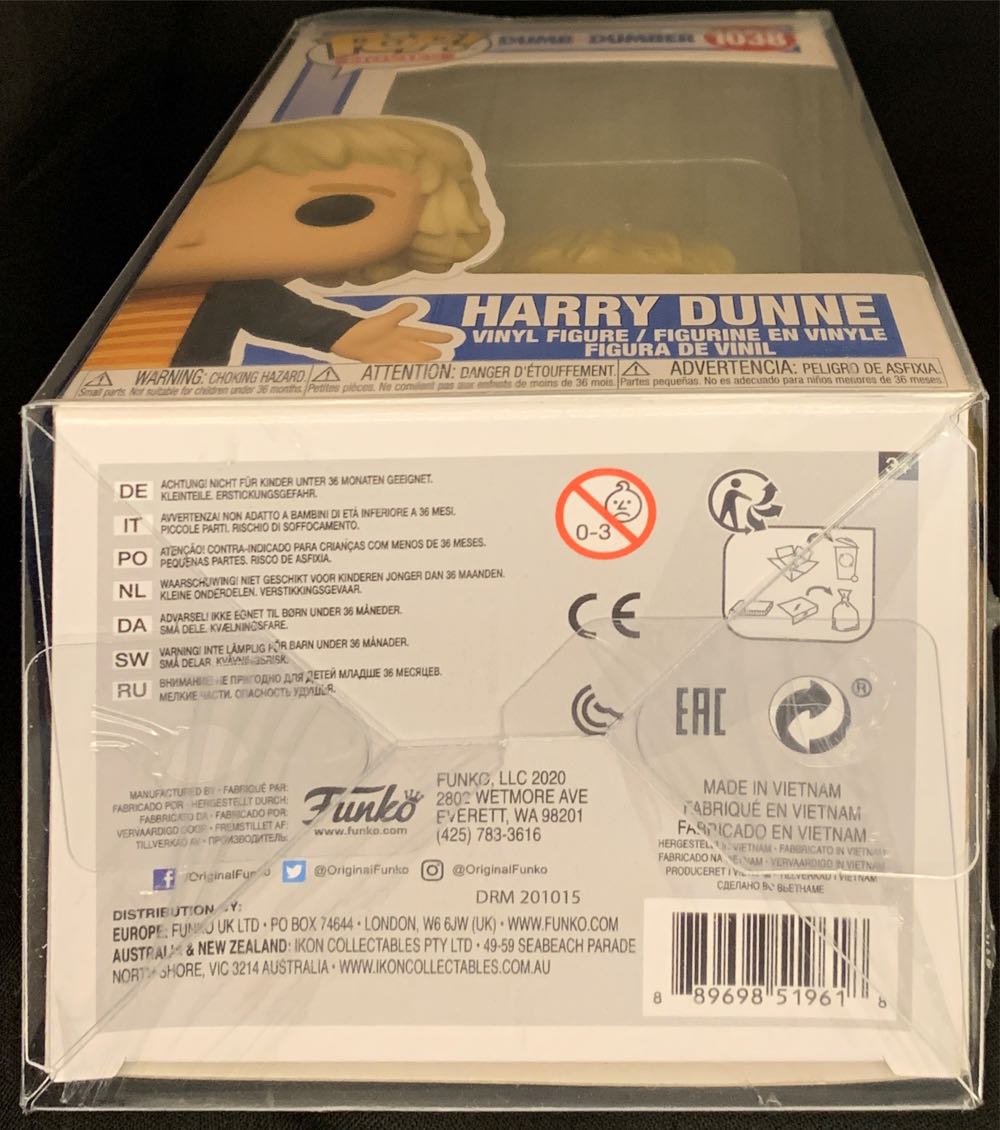 Harry Dunne - 1038 (dumb And Dumber) Scemo E Più Scemo Funko Pop Movies - Dumb and Dumber vinyl figure collectible [Barcode 889698519618] - Main Image 3