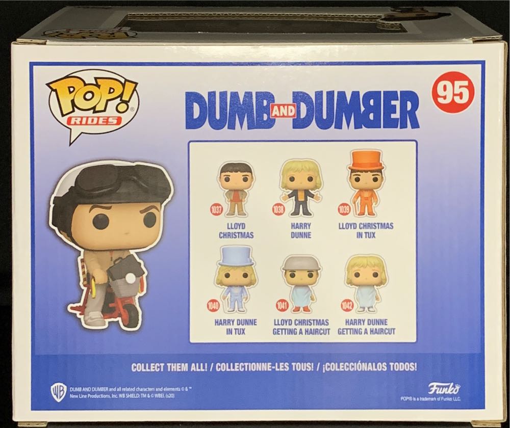 Dumb & Dumber #95 Lloyd With Bicycle - Dumb and Dumber vinyl figure collectible [Barcode 889698519496] - Main Image 2