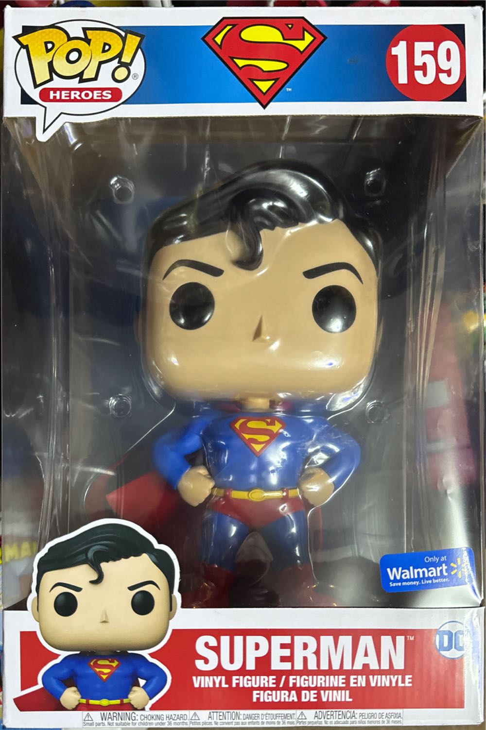 Funko Superman (10 Inch) - Funko vinyl figure collectible [Barcode 889698512633] - Main Image 3