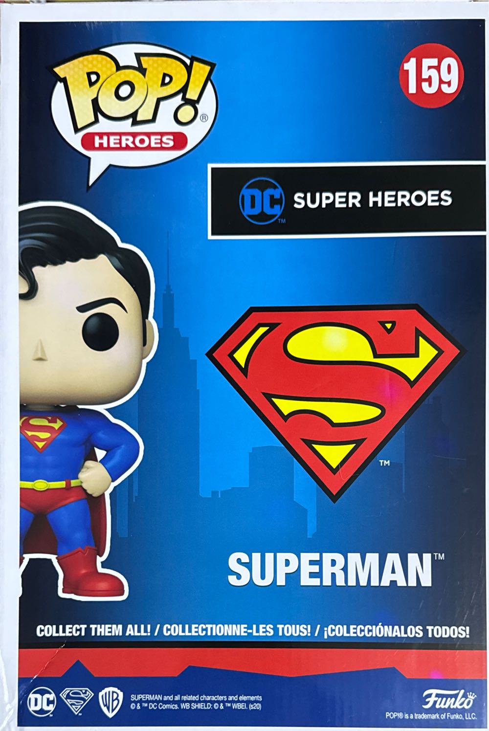 Funko Superman (10 Inch) - Funko vinyl figure collectible [Barcode 889698512633] - Main Image 4