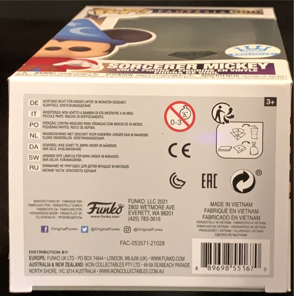 Sorcerer Mickey Diamond Edition Funko Exclusive Limited Edition - Funko vinyl figure collectible [Barcode 889698551670] - Main Image 4