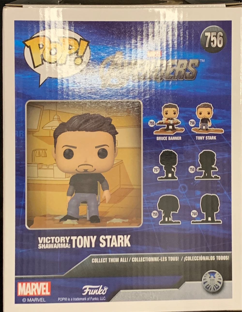Victory Shawarma: Tony Stark - Avengers vinyl figure collectible [Barcode 889698549011] - Main Image 2