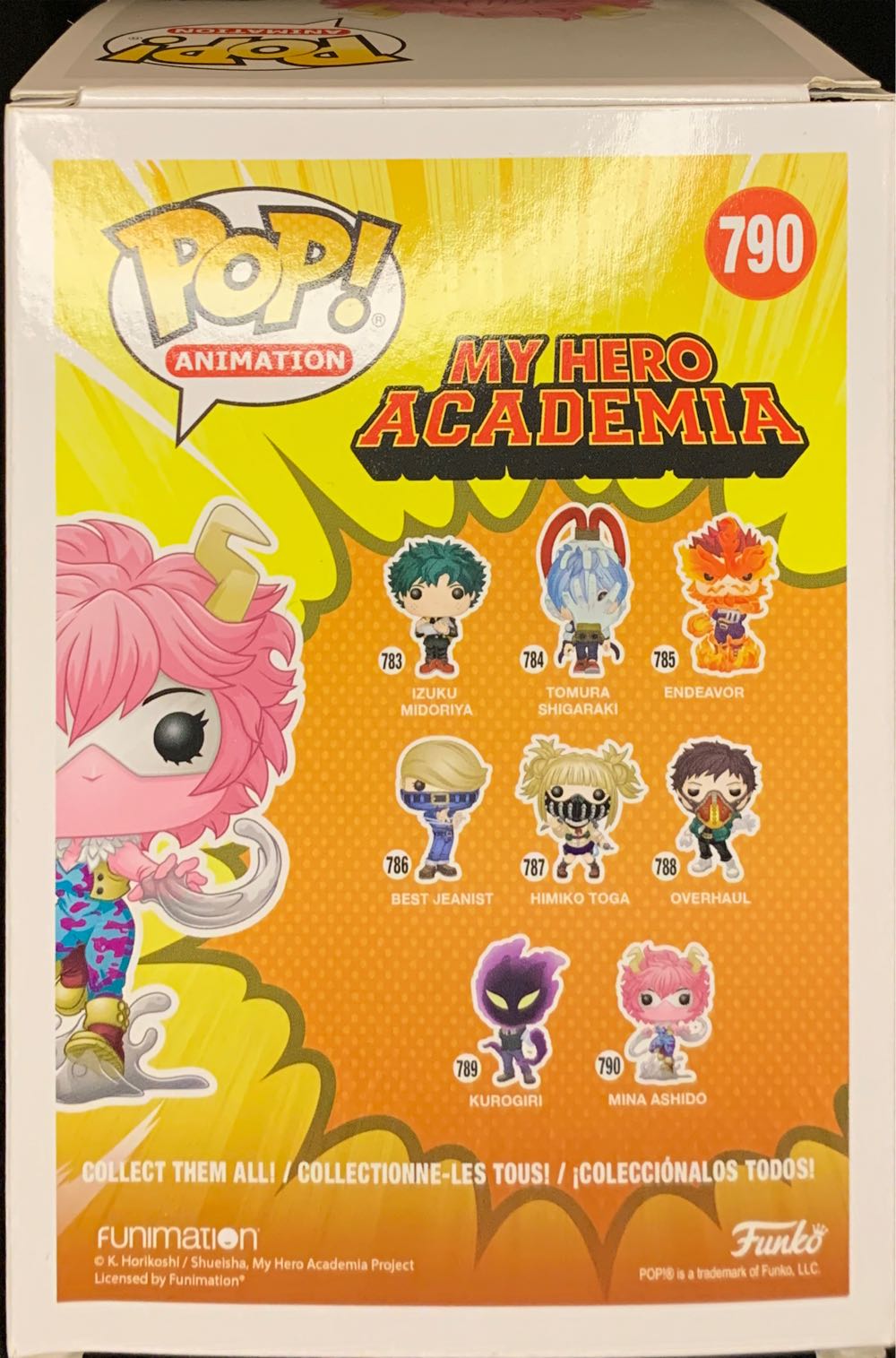 #790 Animation: My Hero Academia: Mina Ashido (Special Edition, Metallic) - My Hero Academia vinyl figure collectible [Barcode 889698490504] - Main Image 2