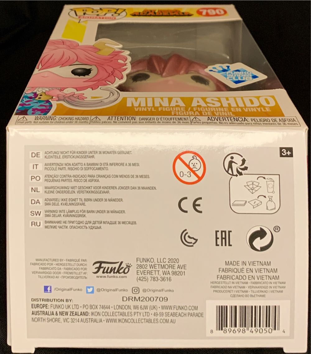 #790 Animation: My Hero Academia: Mina Ashido (Special Edition, Metallic) - My Hero Academia vinyl figure collectible [Barcode 889698490504] - Main Image 3