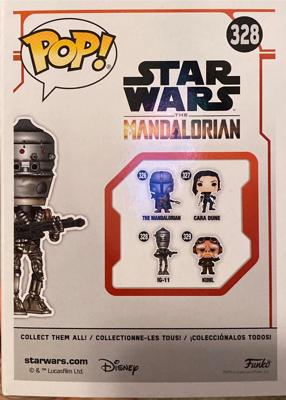IG-11 - Star Wars: The Mandalorian vinyl figure collectible [Barcode 889698420648] - Main Image 2