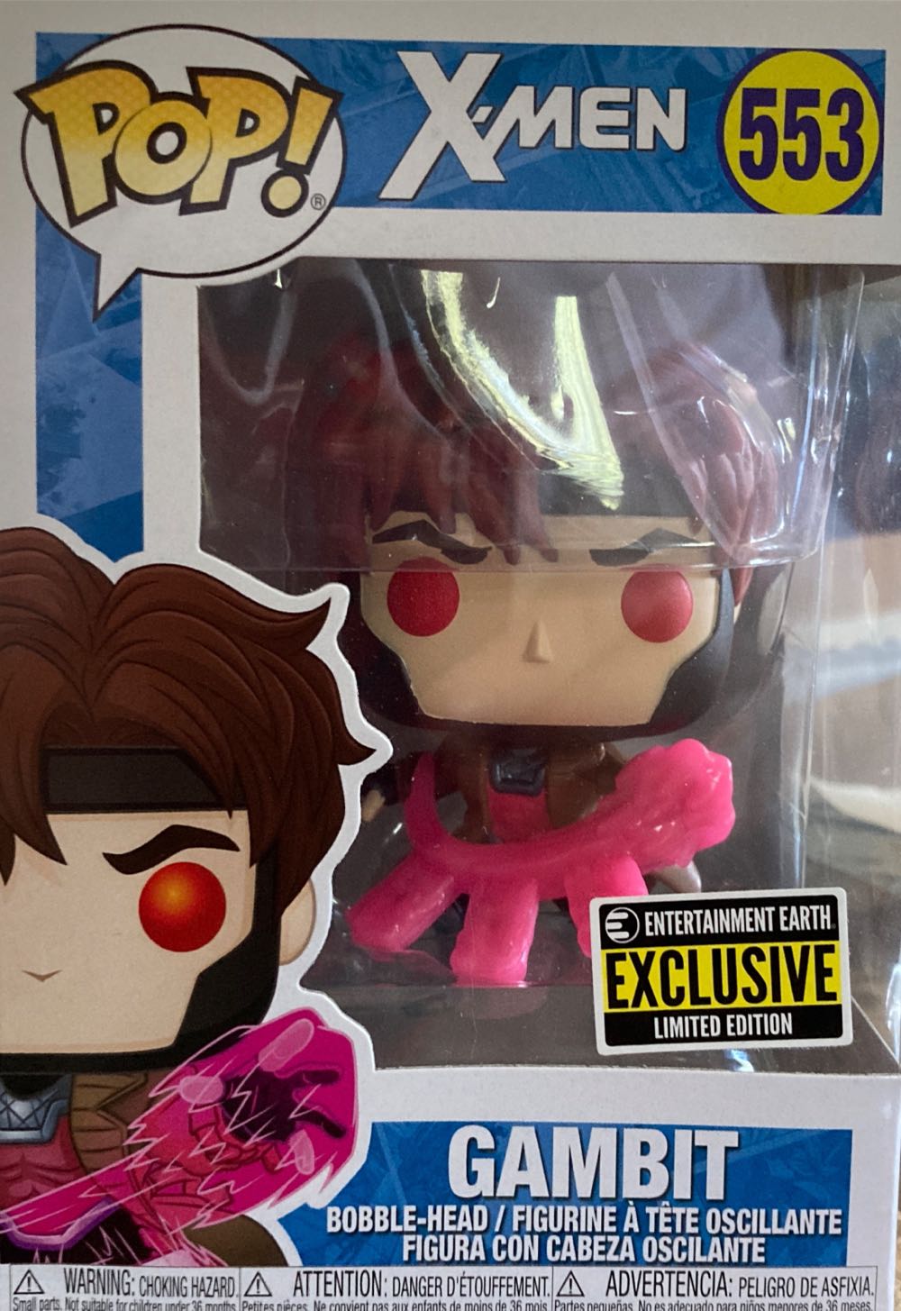 Gambit (EE Exclusive) Funko - X-Men vinyl figure collectible [Barcode 889698475297] - Main Image 2