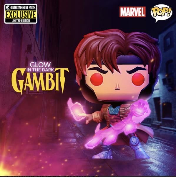 Gambit (EE Exclusive) Funko - X-Men vinyl figure collectible [Barcode 889698475297] - Main Image 4