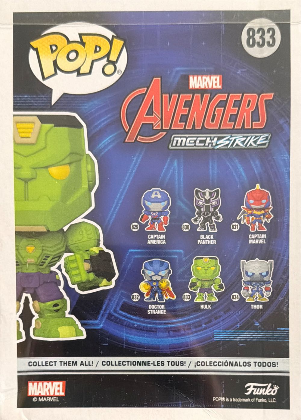 Avengers -833- Hulk (Mech Strike) (Glow In The Dark)  vinyl figure collectible [Barcode 889698558754] - Main Image 2