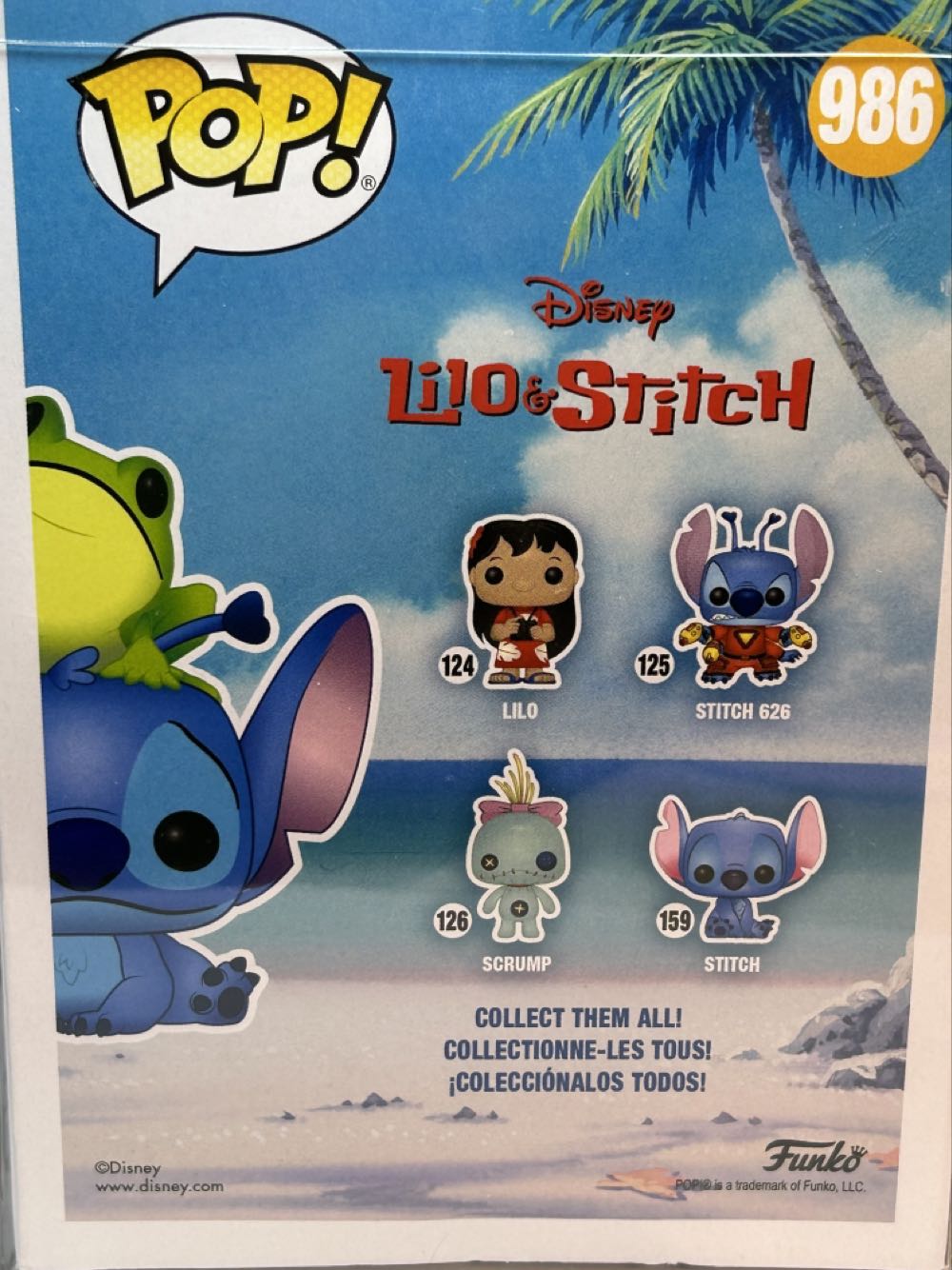 Stitch with Frog - Lilo and Stitch vinyl figure collectible [Barcode 889698517959] - Main Image 2