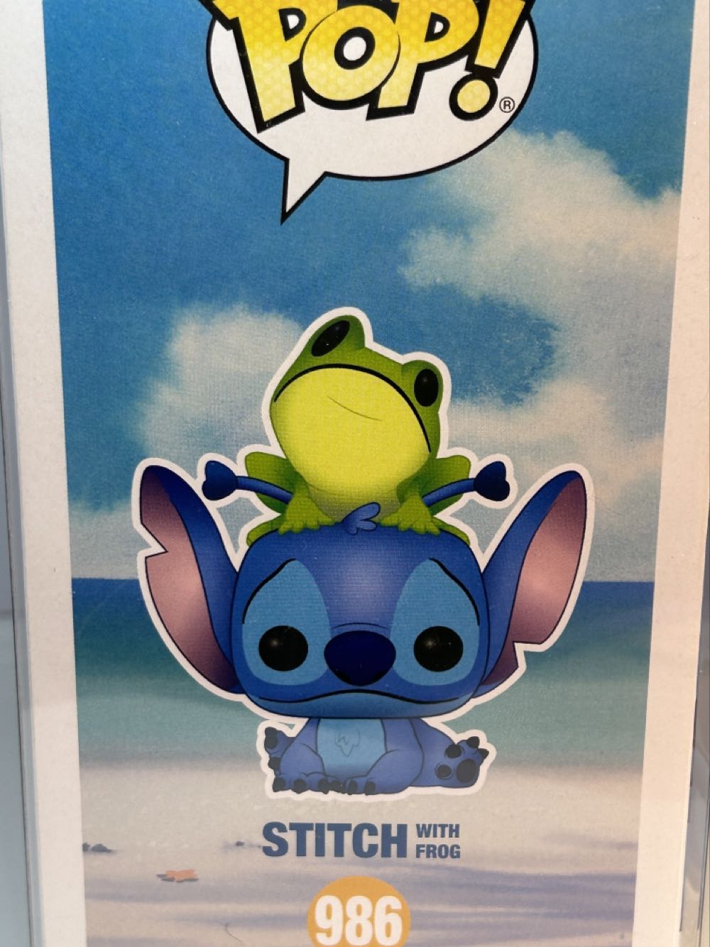 Stitch with Frog - Lilo and Stitch vinyl figure collectible [Barcode 889698517959] - Main Image 3