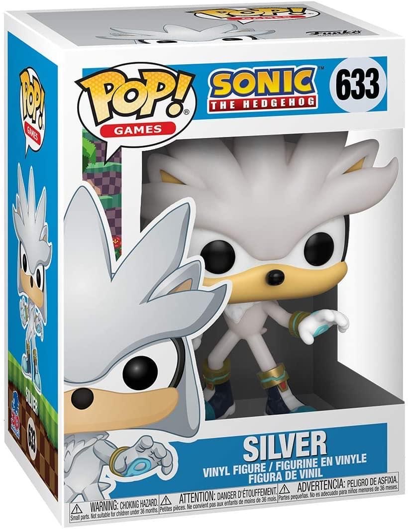 Silver - Sonic the Hedgehog vinyl figure collectible [Barcode 889698519656] - Main Image 2